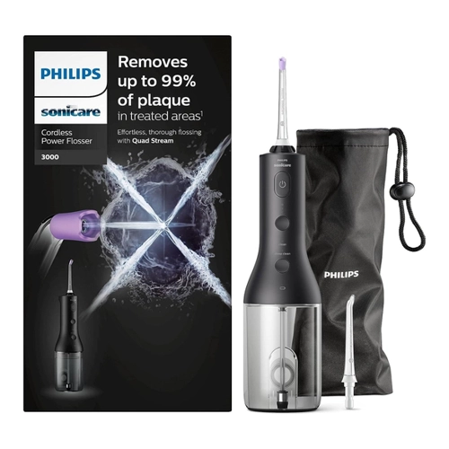 Bild von HX3826/33 Power Flosser 3000 Munddusche schwarz