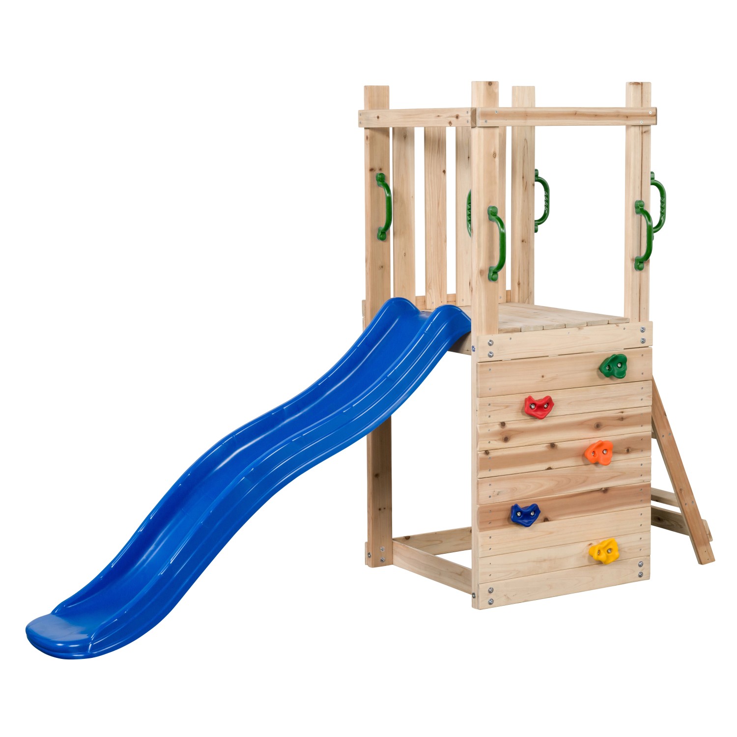 Bild von Swing King Spielturm Mari 168 cm x 73 cm 245 cm Blau FSC®