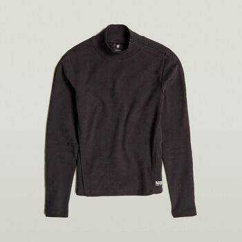 Bild von G-STAR T-Shirt »Asymmetric Zip Cropped Slim Mock«