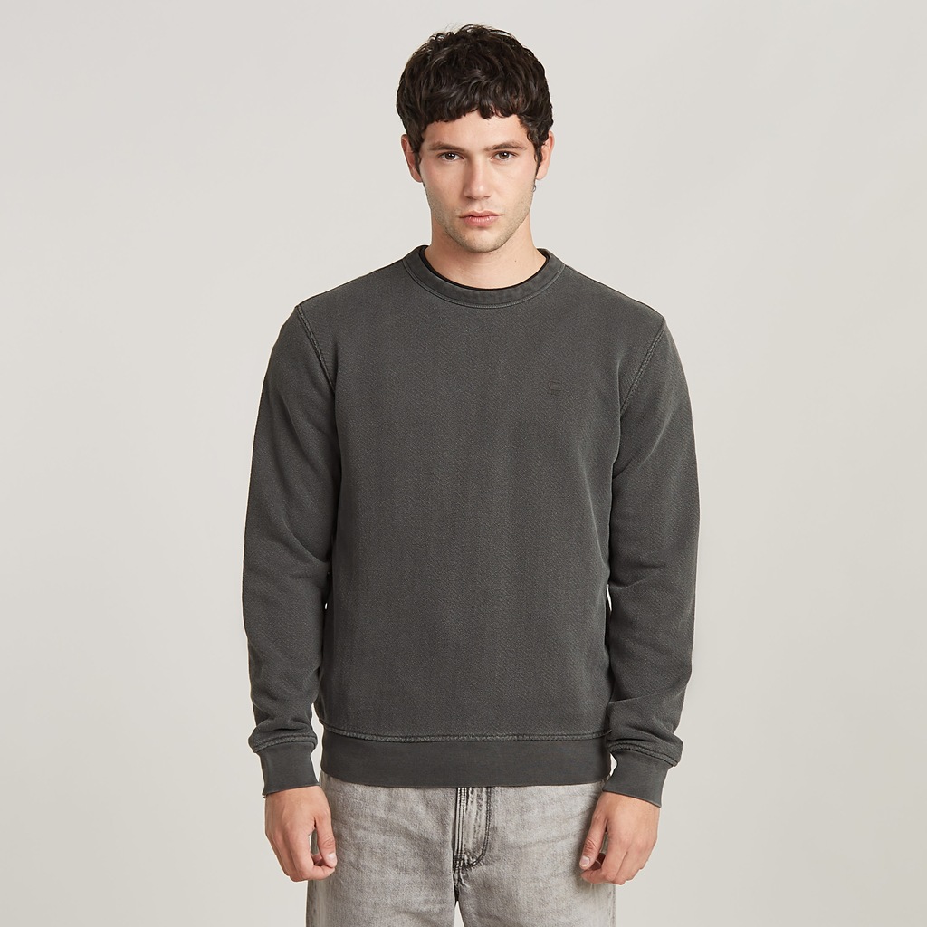 Bild von Sweatshirt mit Label-Stitching