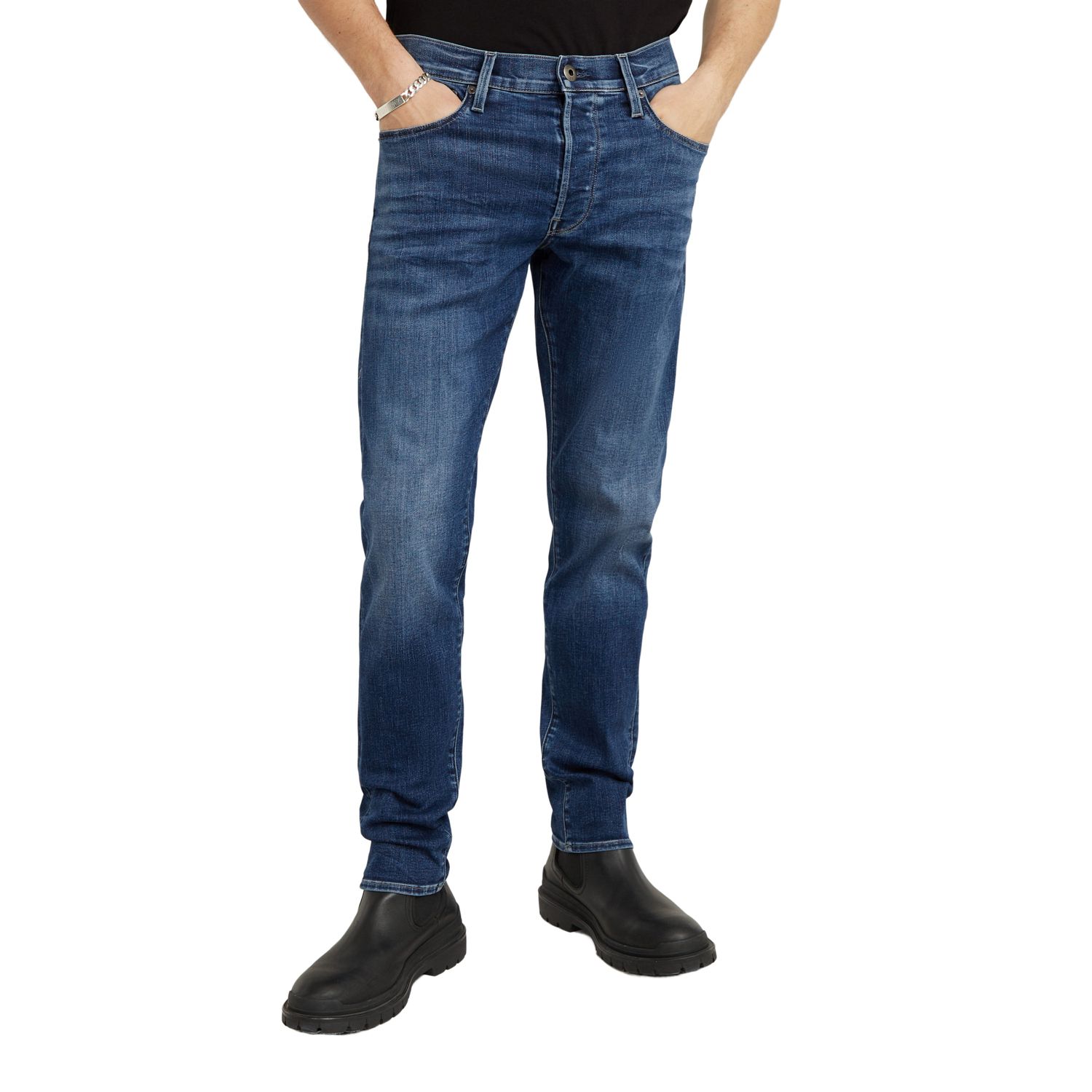 Bild von G-STAR Slim-fit-Jeans »3301 Slim«, mit toller Waschung und Elasthan
