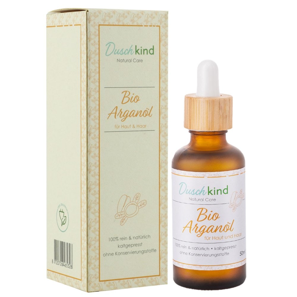 Bild von Duschkind Bio Arganöl für Haare und Haut 50 ml Haaröl Körperöl