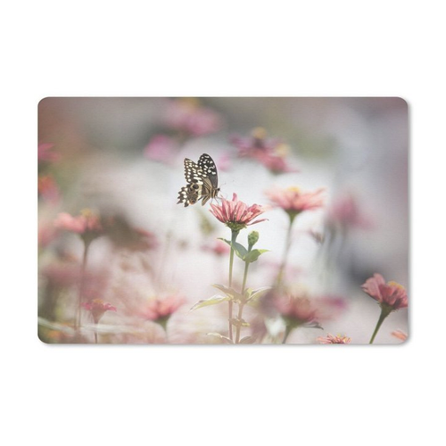 Bild von MuchoWow Mauspad Schmetterling - Blume - Rosa