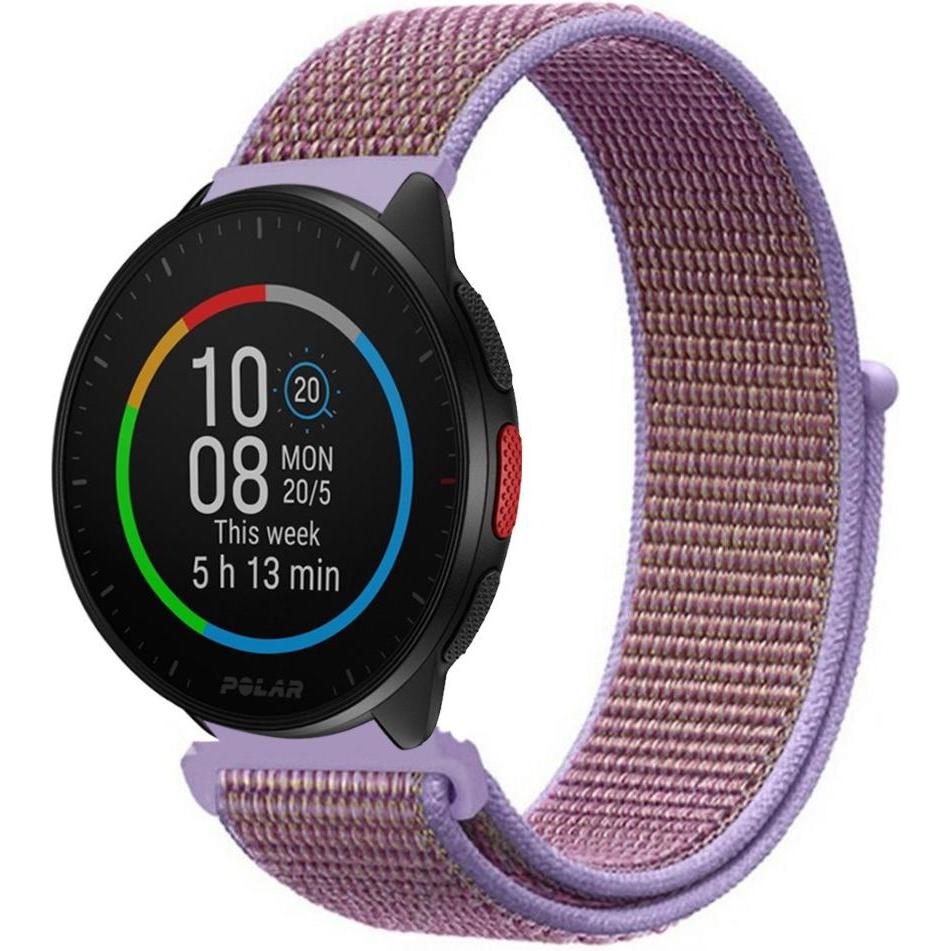 Bild von Strap-it Nylonarmband (20 mm, Nylon, Pacer), Uhrenarmband, Violett