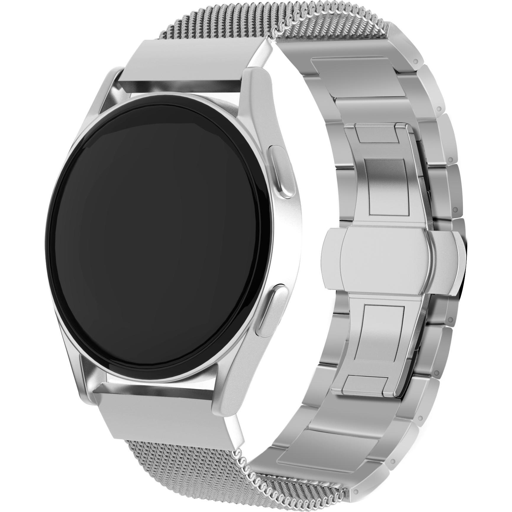 Bild von Strap-it Stahlarmband (Edelstahl), Uhrenarmband, Silber