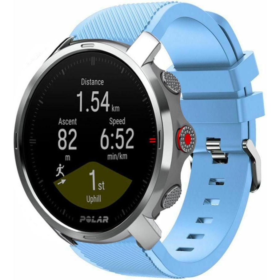 Bild von Strap-it Silikonarmband (Silikon, Grit X), Uhrenarmband, Blau