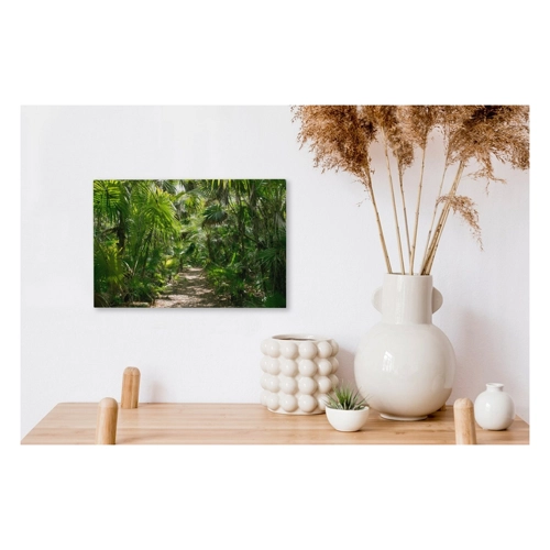 Bild von Dekorativer Druck auf Leinwand: Tropischer Regenwald in Tulum, Mexiko