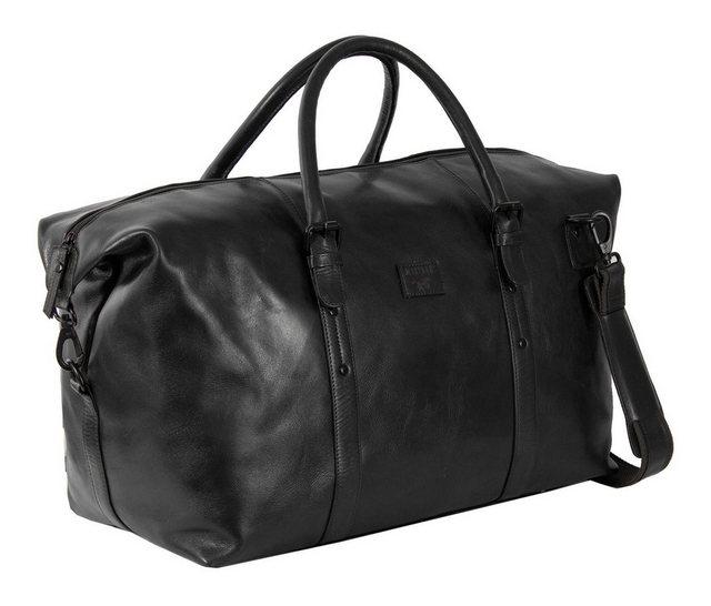 Bild von Mustang Unisex Reisetasche aus Echtleder mit edlem Innenfutter schwarz