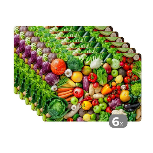 Bild von MuchoWow Platzset Obst - Gemüse - Apfel im Test