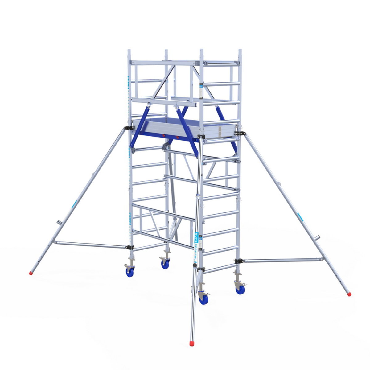 Bild von ASC Group Fahrgerüst One-Tower XL PRO - 0,75 x 1,65 m  Holzplattform, Arbeitshöhe 4,2 m