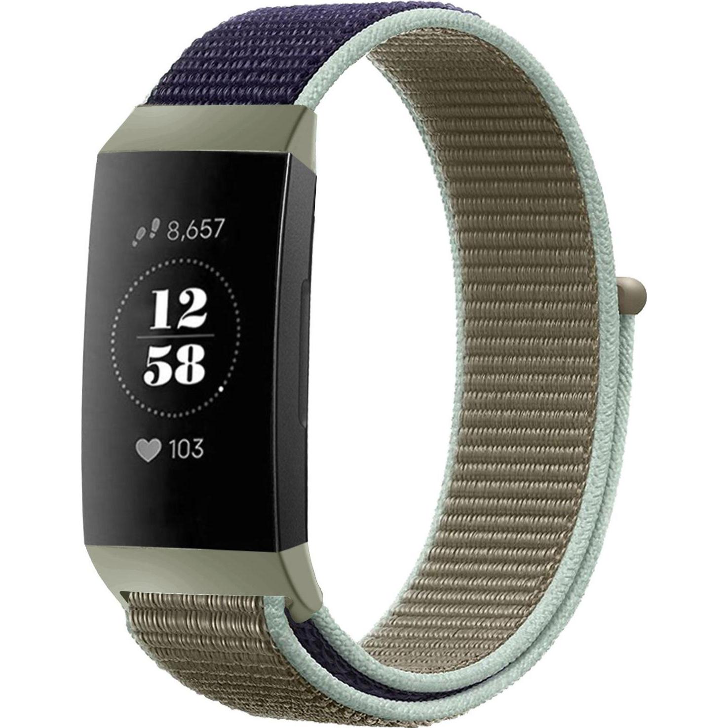 Bild von Strap-it Nylonarmband (Nylon, Charge 4), Uhrenarmband, Braun, Gelb