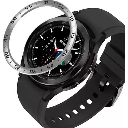 Bild von Strap-it Lünettenring, Sportuhr + Smartwatch Zubehör, Silber