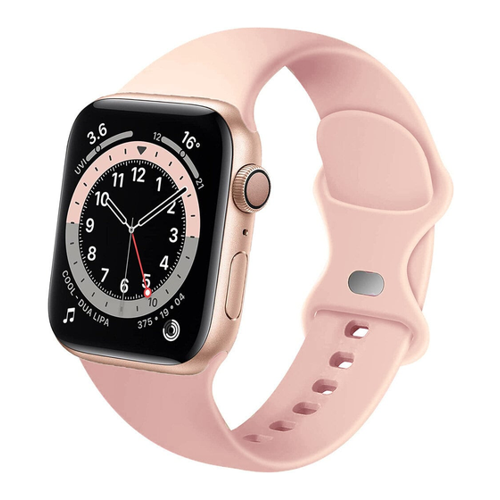 Bild von Strap-it Silikonarmband für Apple Watch in Rosa