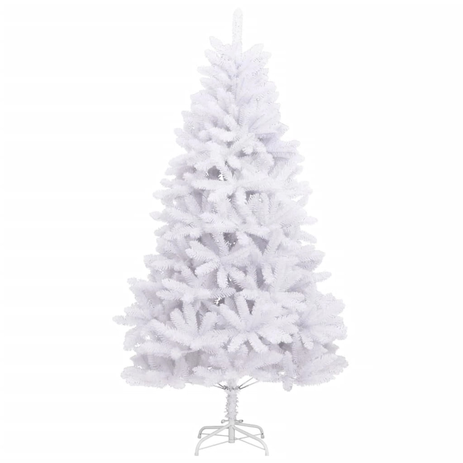 Bild von vidaXL Künstlicher Weihnachtsbaum Klappbar mit Ständer Weiß 240 cm