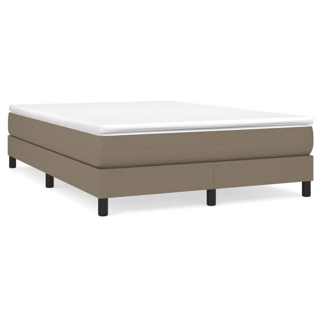 Bild von vidaXL Boxspringbett mit Matratze Taupe 140x200 cm Stoff1400122