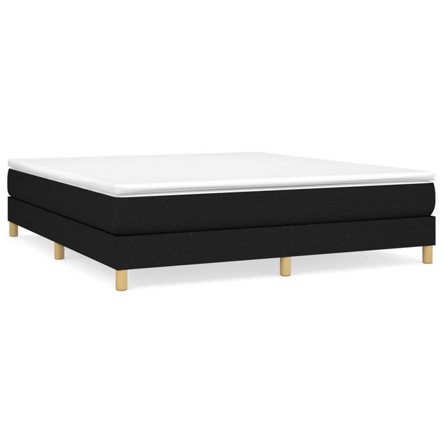 Bild von vidaXL Boxspringbett mit Matratze Schwarz 160x200 cm Stoff1397704