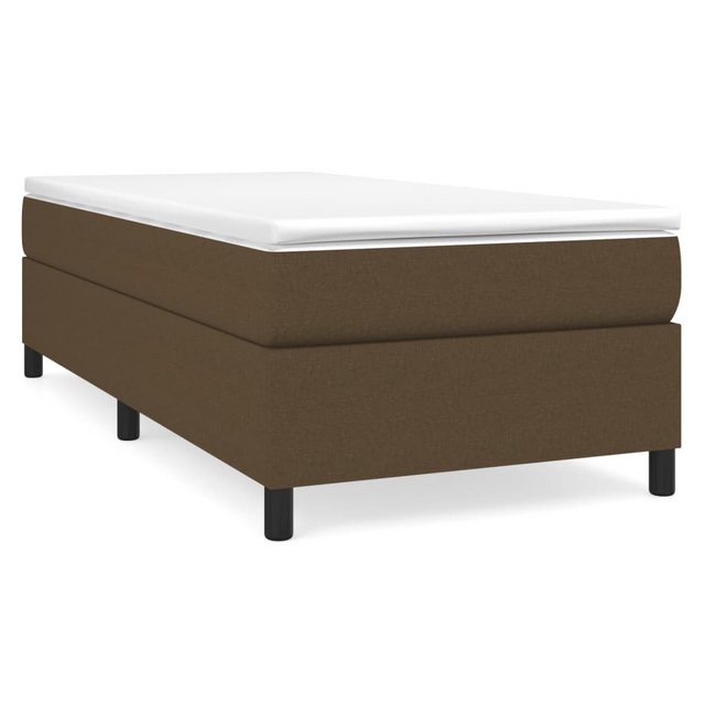 Bild von vidaXL Boxspringbett mit Matratze Dunkelbraun 80x200 cm Stoff1397609