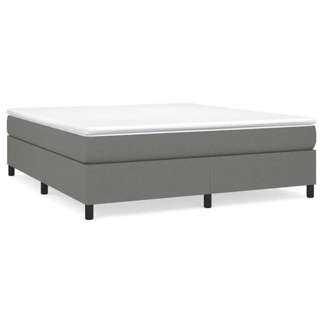 Bild von vidaXL Boxspringbett mit Matratze Dunkelgrau 180x200 cm Stoff1400322