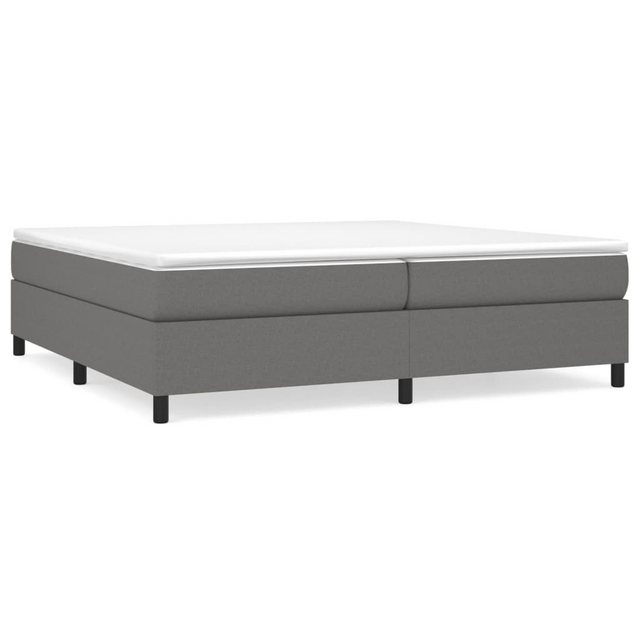 Bild von vidaXL Boxspringbett mit Matratze Dunkelgrau 200x200 cm Stoff1387669