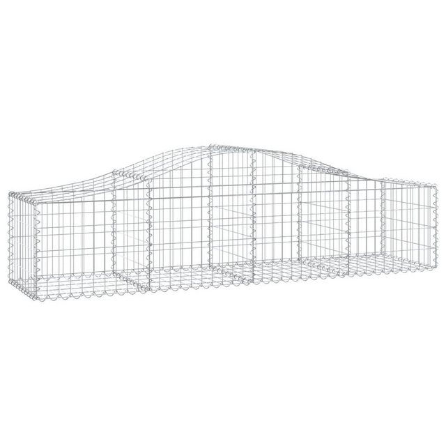Bild von vidaXL Blumentopf Gabionen mit Hochbogen 13 Stk. 200x50x40/60 cm Verzinktes Eisen (13 St)