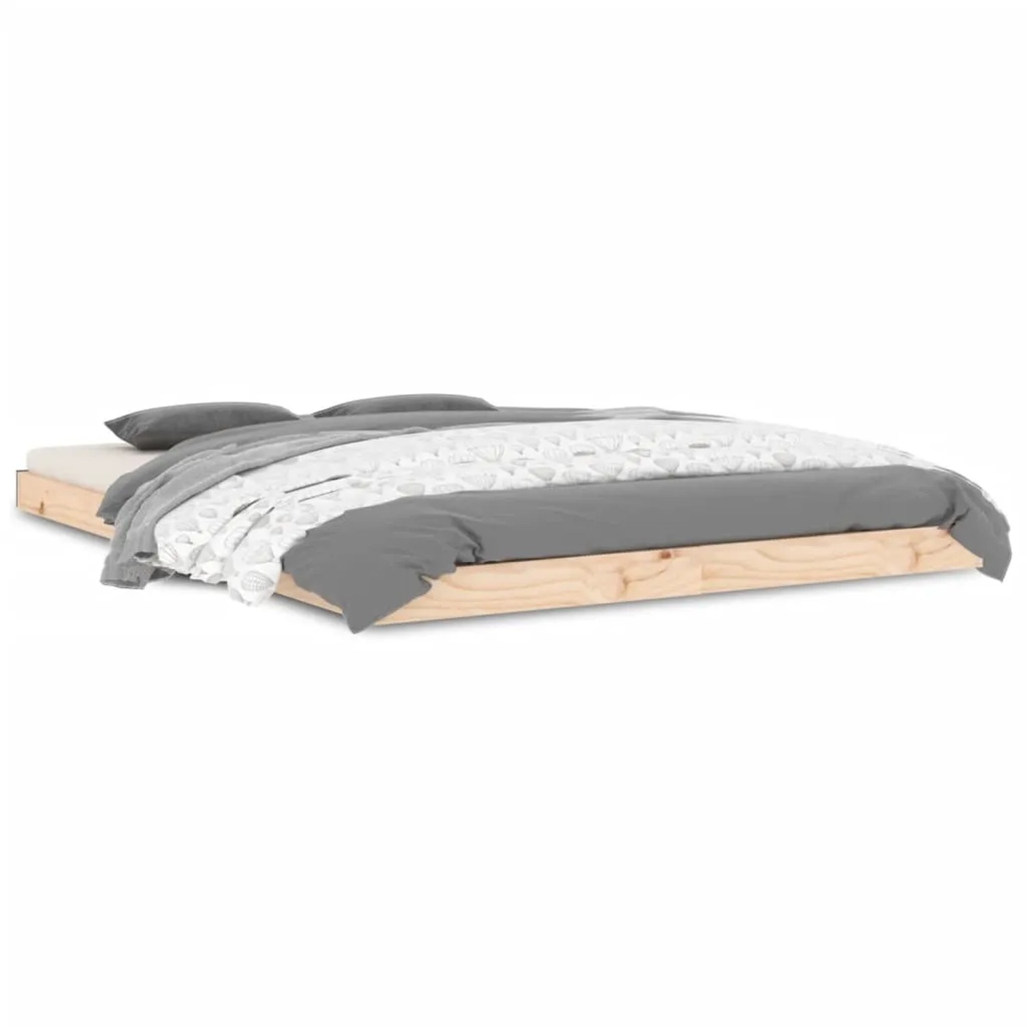 Bild von vidaXL Massivholzbett 135x190 cm Kiefer 4FT6 Double1370416