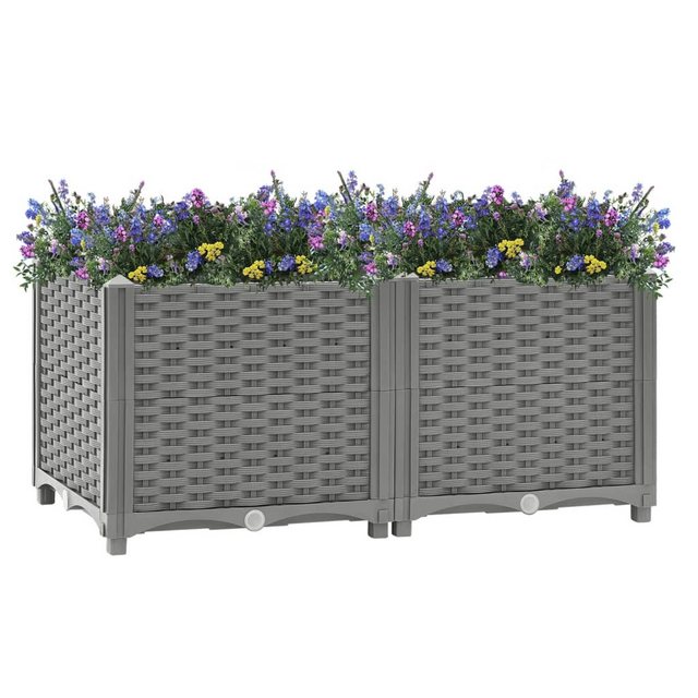 Bild von vidaXL Hochbeet 80x40x38cm Polypropylen (153294)