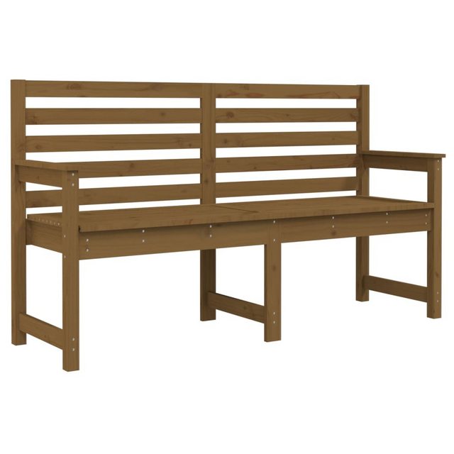 Bild von VidaXL Gartenbank Honigbraun 159,5x48x91,5 cm Massivholz Kiefer