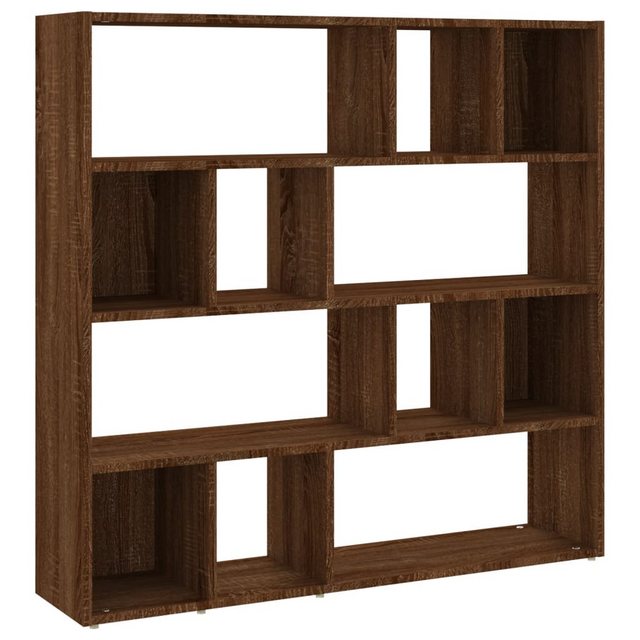 Bild von vidaXL Bücherregal/Raumteiler Braun Eichen-Optik 105x24x102 cm