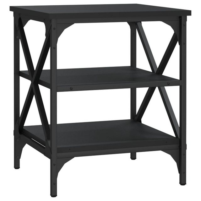 Bild von vidaXL Beistelltisch Beistelltisch Schwarz 40x42x50 cm Holzwerkstoff (1-St)