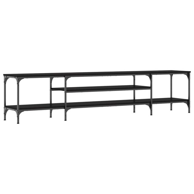 Bild von vidaXL TV-Schrank TV-Schrank Schwarz 201x35x45 cm Spanplatte Eisen TV-Lowboard Fernsehe