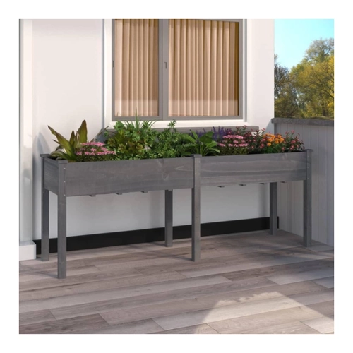 Bild von vidaXL Pflanzkübel aus Massivholz Tanne – Ihr perfekter Begleiter für Garten und Terrasse