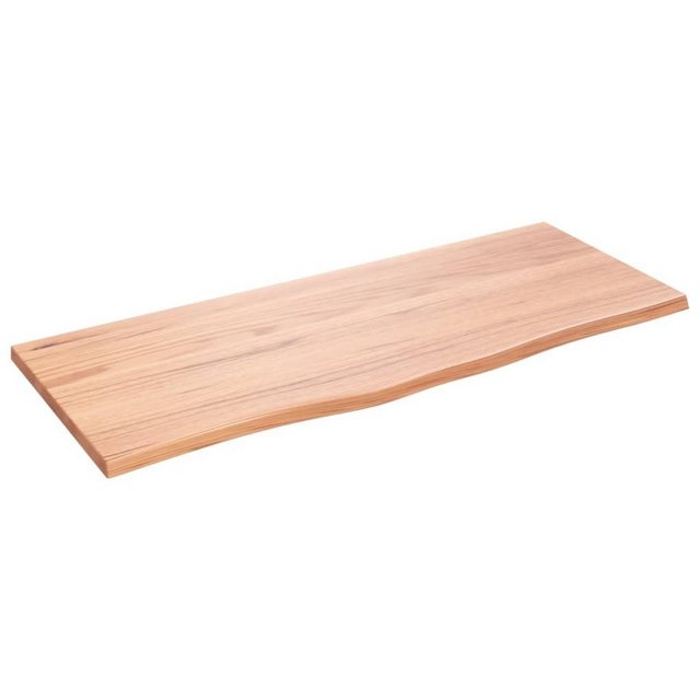 Bild von vidaXL Waschtisch Waschtischplatte Hellbraun 100x40x2 cm Massivholz Behandelt
