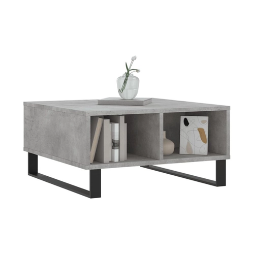 Bild von vidaXL Couchtisch Betongrau 60x60x30 cm Holzwerkstoff