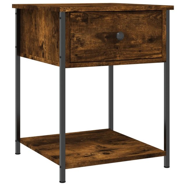 Bild von vidaXL Nachttisch Nachttisch Räuchereiche 44x45x58 cm Holzwerkstoff (1-St)