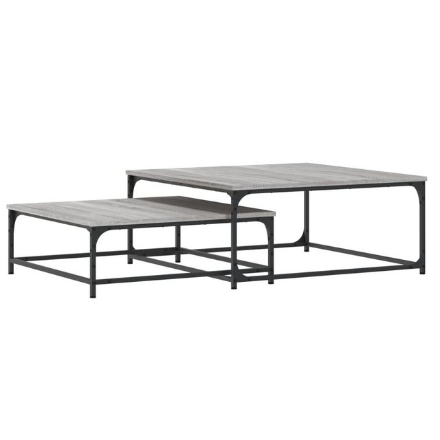 Bild von vidaXL Satztische 2 Stk Grau Sonoma Holzwerkstoff