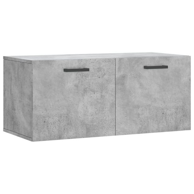 Bild von vidaXL Hängeschrank Wandschrank Hängeschrank Aufbewahrung Betongrau 80x36,5x35 cm Spanplat