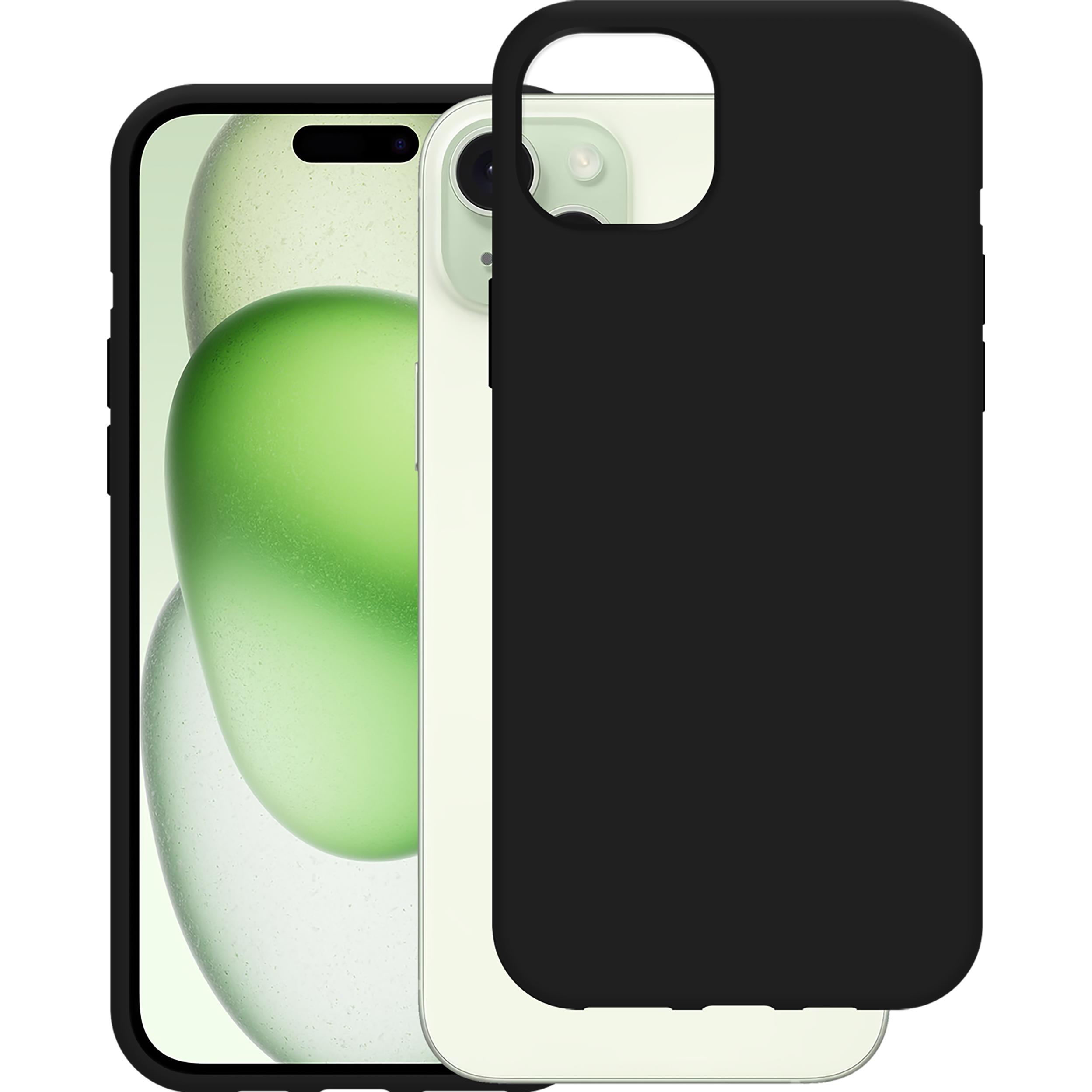 Bild von Cazy Silikon Hülle Kompatibel mit iPhone 15 Plus - Soft TPU Schutz - (Apple iPhone 15 Plus), Smartphone Hülle, Schwarz