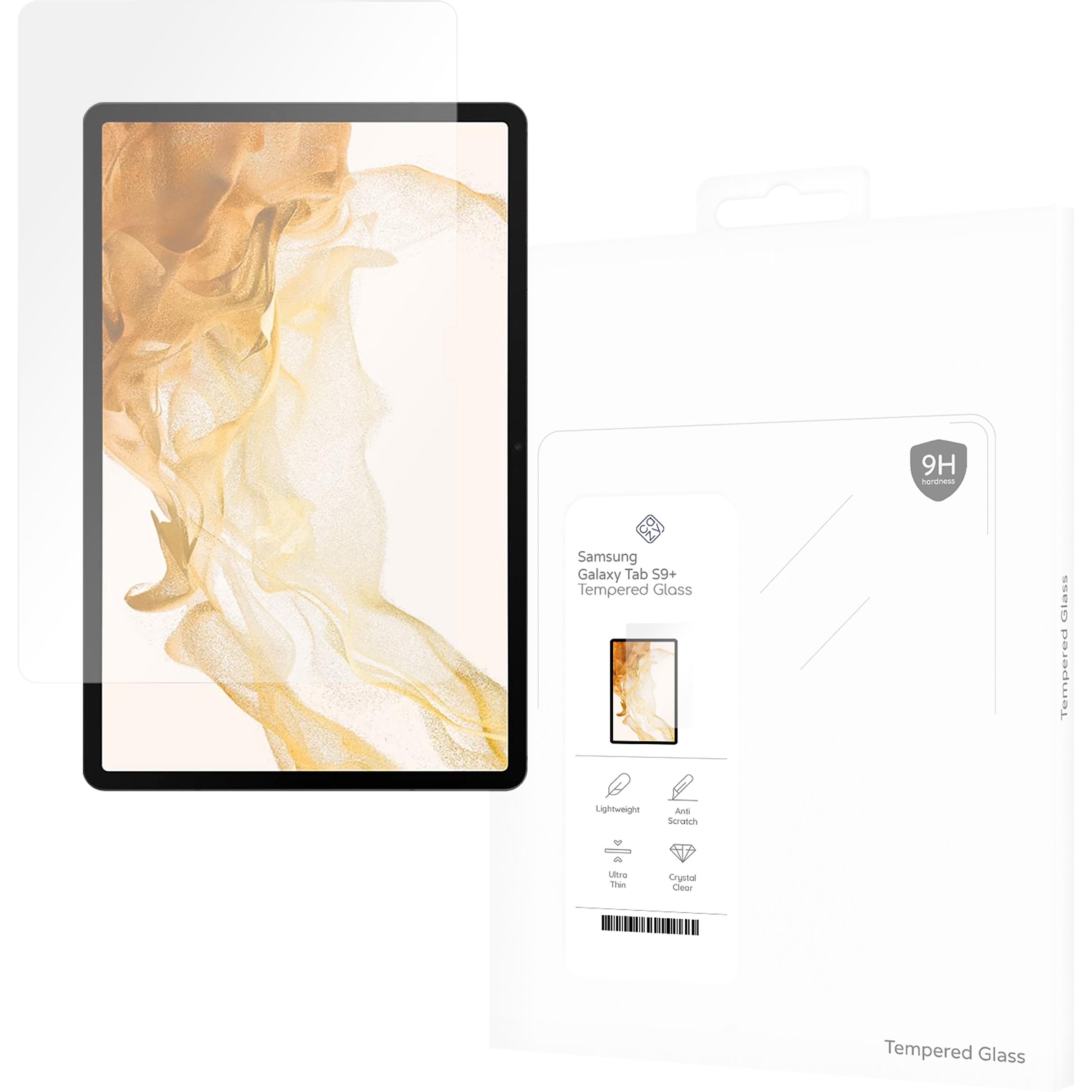 Bild von Cazy Schutzglass Kompatibel mit Samsung Galaxy Tab S9+ / S9 FE+ - Displayschutz Tempered Glass - (1 Stück, Galaxy Tab S9 FE+, Galaxy Tab S9+), Tablet Schutzfolie