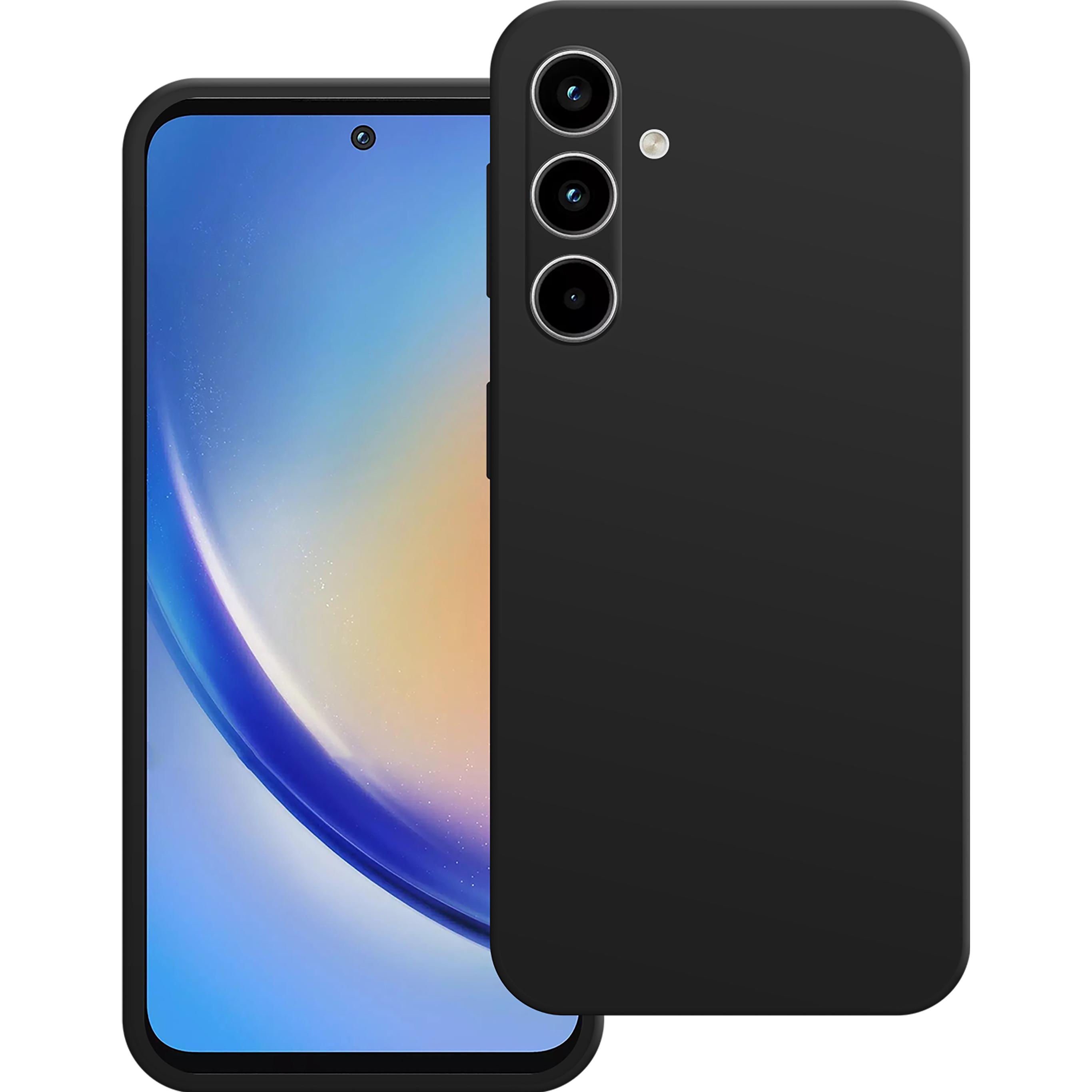 Bild von Cazy Silikon Hülle Kompatibel mit Samsung Galaxy A35 - Soft TPU Schutz - (Samsung Galaxy A35), Smartphone Hülle, Schwarz