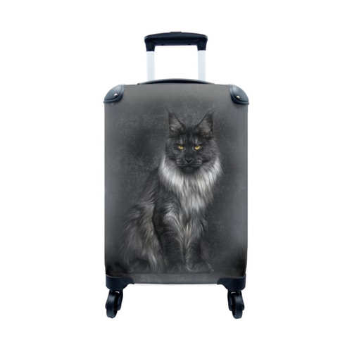 Bild von MuchoWow Handgepäckkoffer Katze - Der bunte Begleiter für kleine Abenteurer