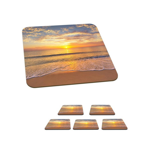 Bild von MuchoWow Glasuntersetzer Strand - Farben - Sonne im Test
