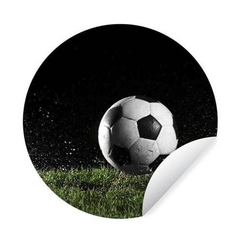 Bild von MuchoWow Wandsticker Fußball auf der Wiese