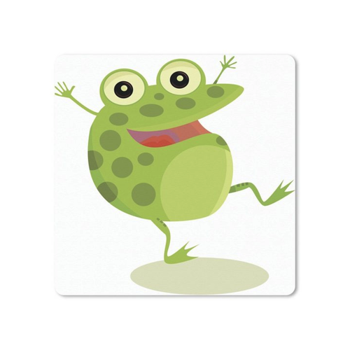 Bild von MuchoWow Gaming Mauspad Frosch - Weiß - Kinder