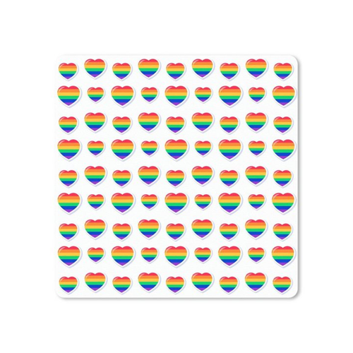 Bild von MuchoWow Gaming Mauspad Liebe - Regenbogen