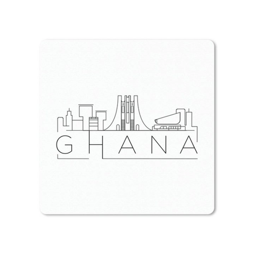 Bild von MuchoWow Gaming Mauspad Skyline "Ghana"