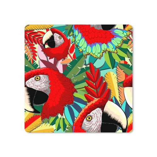 Bild von MuchoWow Gaming Mauspad Dschungel - Papagei - Vögel - Design
