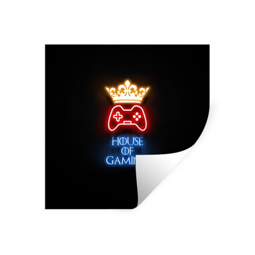 Bild von MuchoWow Wandsticker Zitate von Spielen - Neon