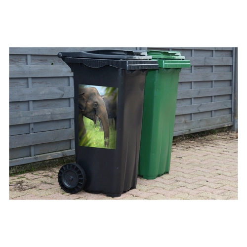 Bild von MuchoWow Wandsticker Elefant - Palme