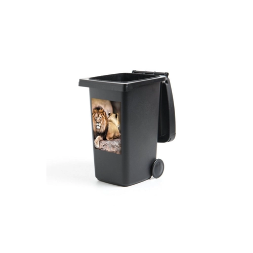 Bild von MuchoWow Wandsticker Löwe – Felsen – Tiere