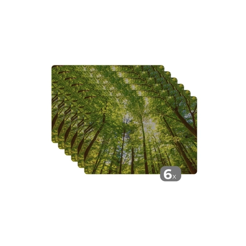 Bild von MuchoWow Platzset Wald - Sommer - Laub (6-St)